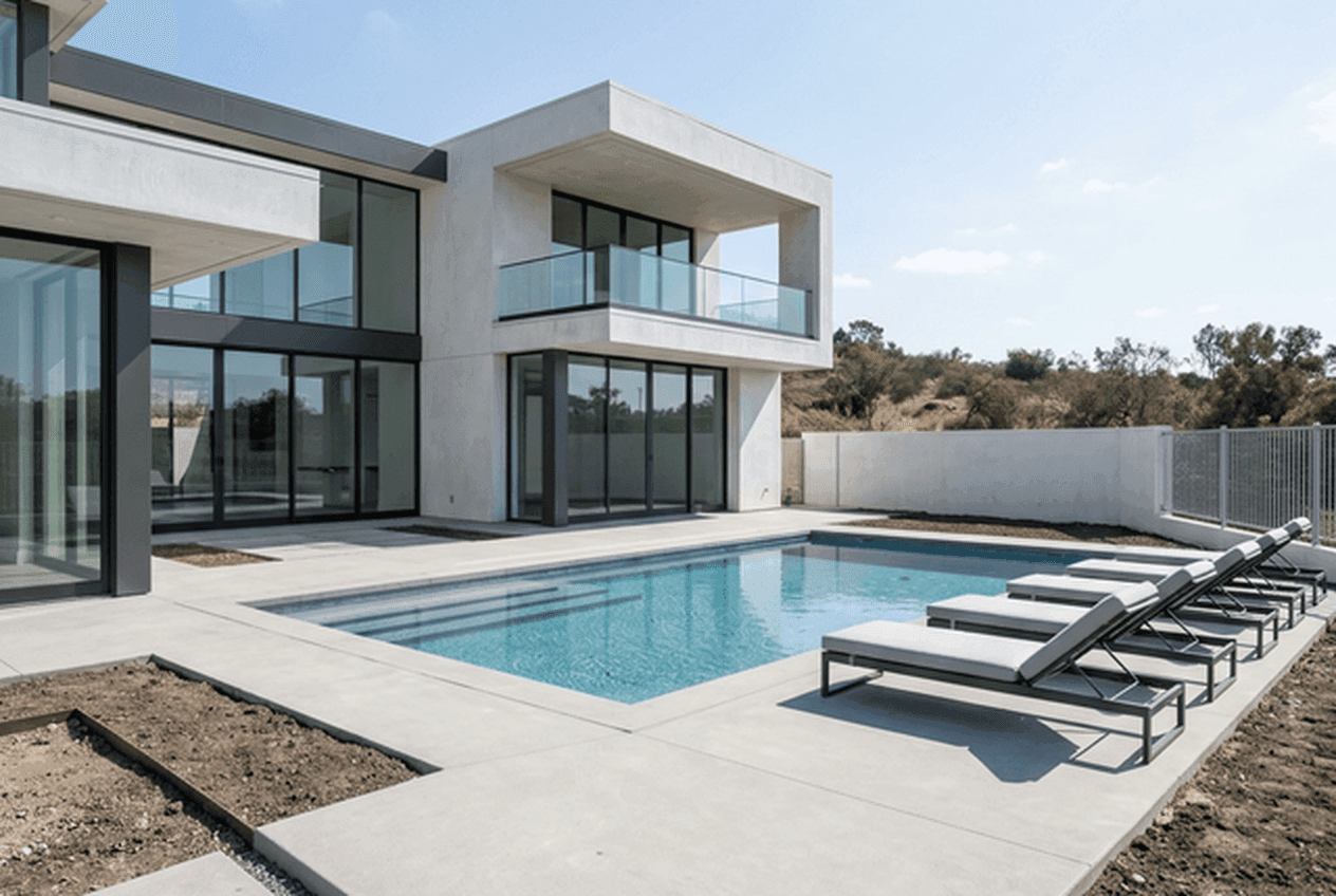 Original empty room before virtual staging