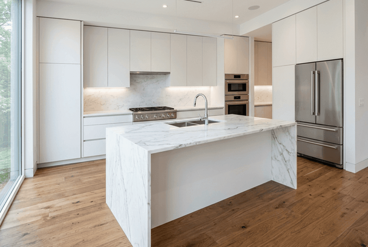 Original empty room before virtual staging